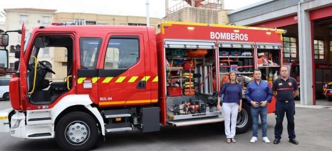 Nueva bomba urbana ligera para los bomberos de Andújar