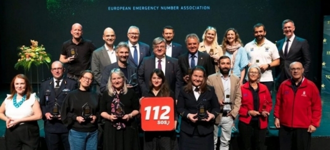 112 Canarias recibe el Premio de la Asociación Europea de Números de Emergencias