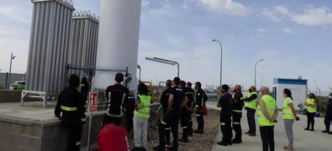 Formación en mercancías peligrosas y gases para los bomberos castellanomanchegos