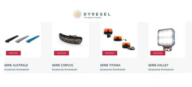 Dyresel, fabricante de sistemas de iluminación, estrena web y catálogos