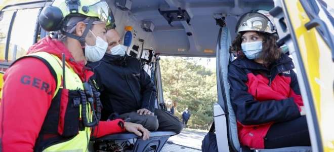 El helicóptero de rescate del GERA incorporará médicos del SUMMA112