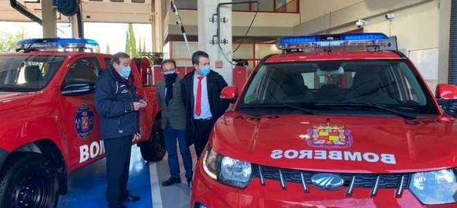 Tres nuevos vehículos para los bomberos del Ayuntamiento de Jaén