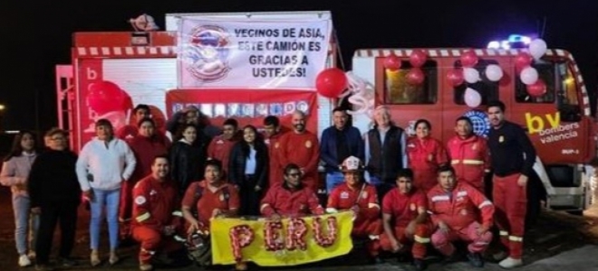  Bomberos Por el Mundo inician un nuevo proyecto en Perú