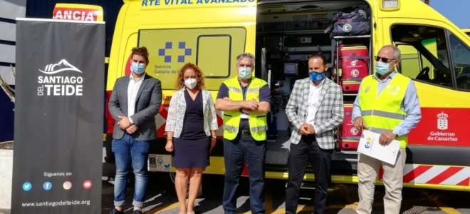 Se multiplica las ambulancias de soporte vital avanzado en el Sur de Tenerife