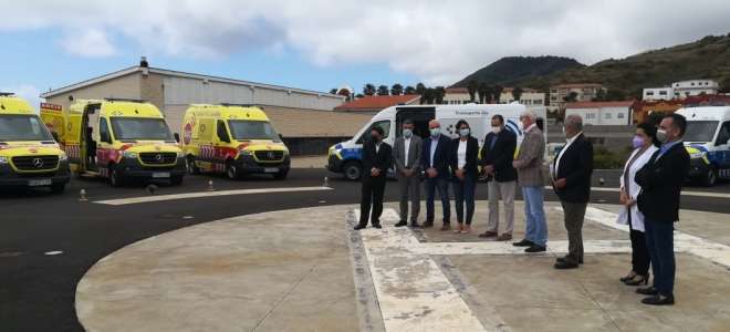 Nuevas ambulancias Mercedes-Benz para El Hierro carrozadas por Eurogaza