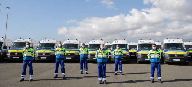 Nuevas ambulancias del Transporte Sanitario No Urgente de Gran Canaria