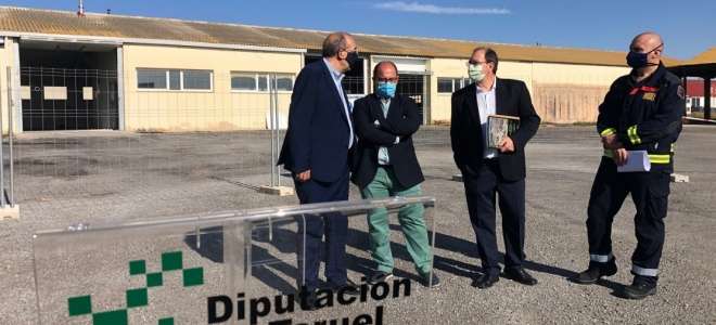 Comienzan las obras del nuevo parque de bomberos de Teruel