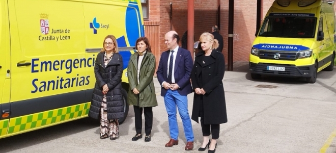 La flota de ambulancias de Zamora se refuerza con diez nuevos vehículos 